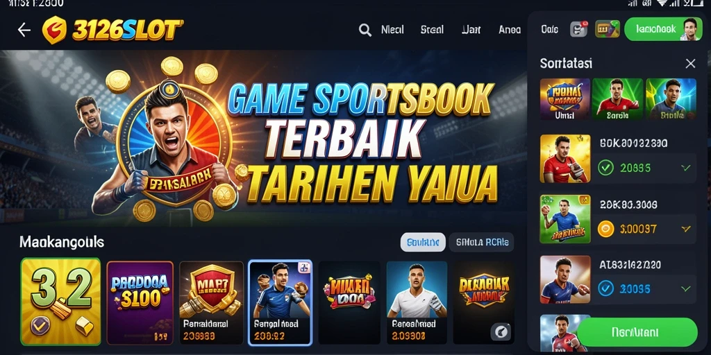 Screenshot utama 3126SLOT menampilkan aksi taruhan yang seru dan interaktif.
