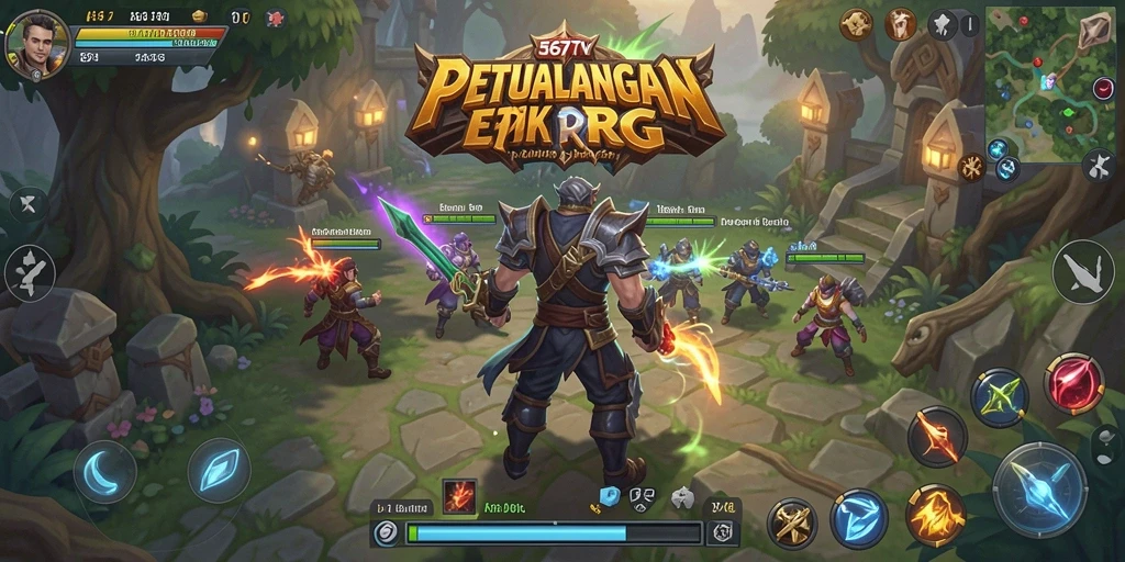 Tampilan gameplay 567TV yang seru dan menawan.