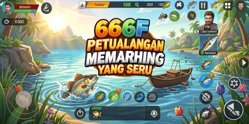 Tangkapan besar saat bermain 666F, pengalaman memancing yang menyenangkan.