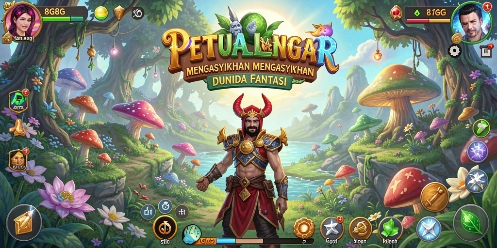 Screenshot utama 8G8G menampilkan aksi petualangan yang mendebarkan.
