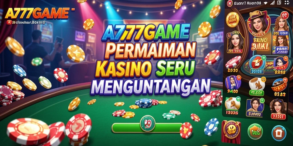 Tampilan gameplay A777GAME yang menegangkan dan menarik di layar smartphone.