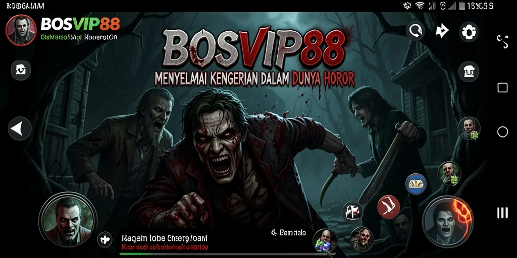 Tampilan gameplay BOSVIP88 yang menakutkan dan mencekam.