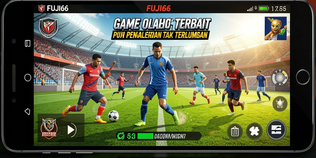 Tangkapan layar gameplay FUJI66 menampilkan aksi olahraga yang mendebarkan.