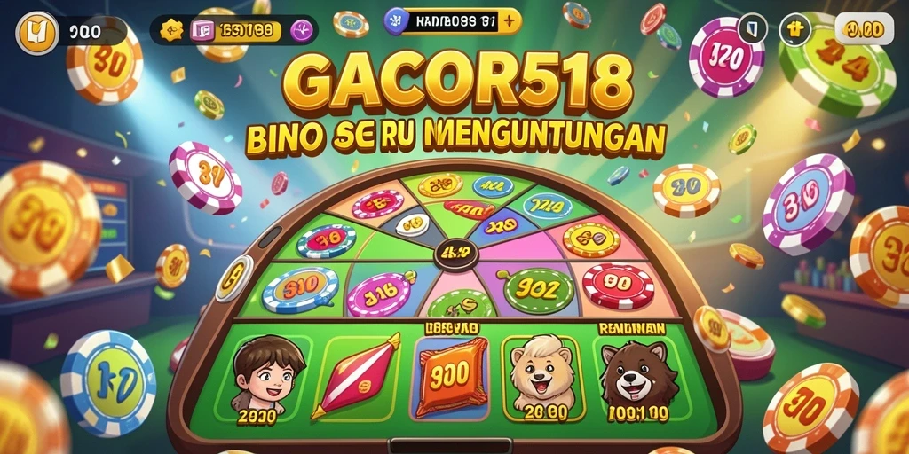 Tampilan gameplay GACOR518 yang seru dan interaktif.