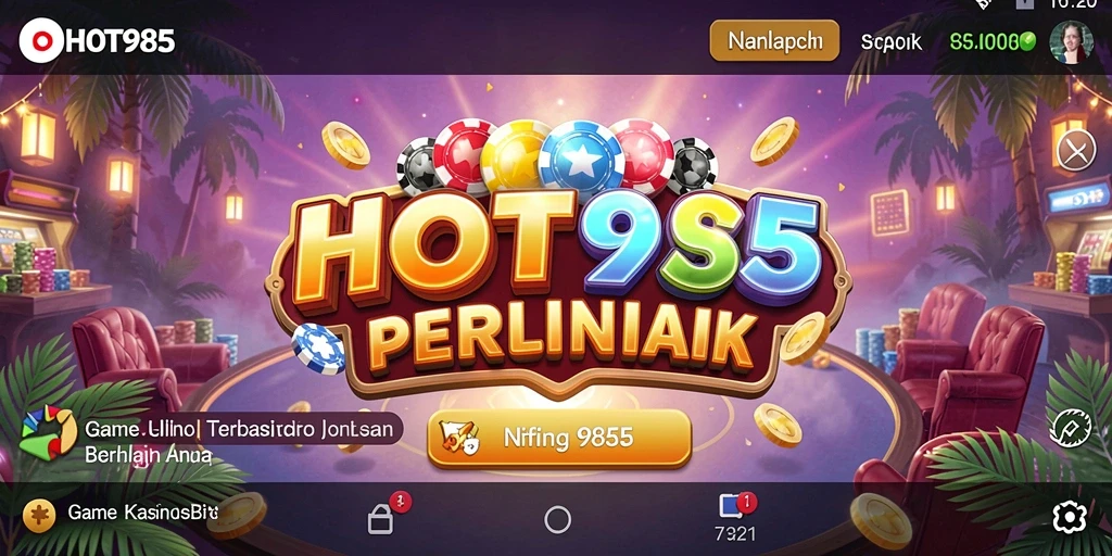 Tampilan gameplay Kasino yang menarik dan interaktif di HOT985.