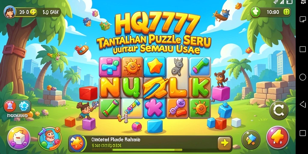 Gameplay HQ777 yang menarik dengan berbagai teka-teki menantang.