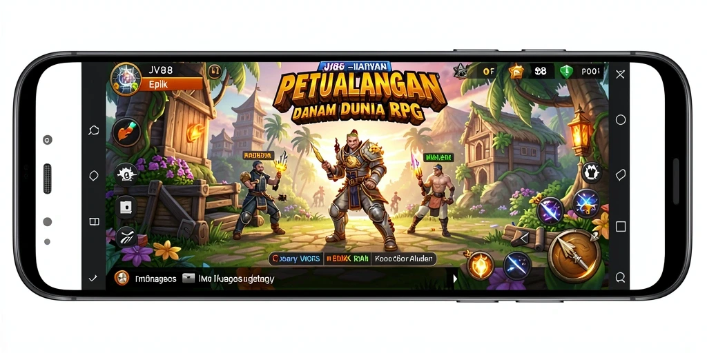 Tampilan gameplay menarik di JV88 dengan pertarungan yang mendebarkan.