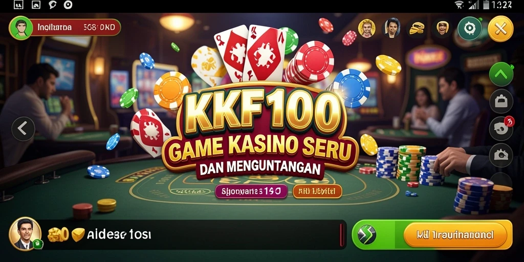Tampilan menarik dari gameplay Kasino KPK100 yang mengasyikkan.