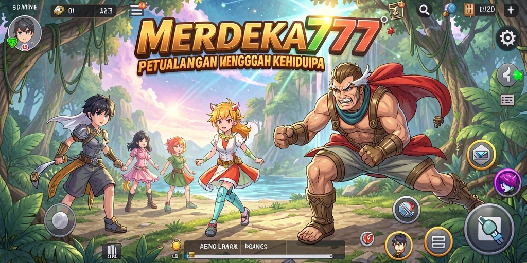 Tampilkan aksi dinamis karakter Anime di MERDEKA777.