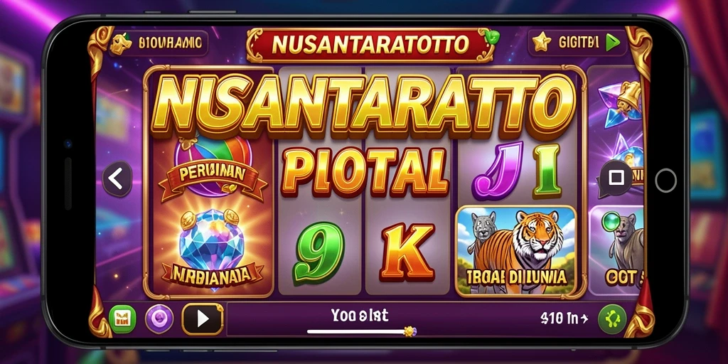 Screenshot gameplay NUSANTARATOTO yang menampilkan momen menang besar.