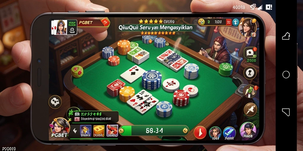 Tampilan gameplay QiuQiu yang menegangkan dan menarik di PGBET.
