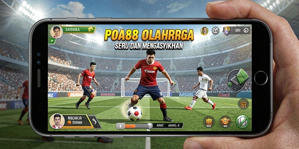 Screenshot menampilkan momen intens dalam gameplay olahraga yang menantang.