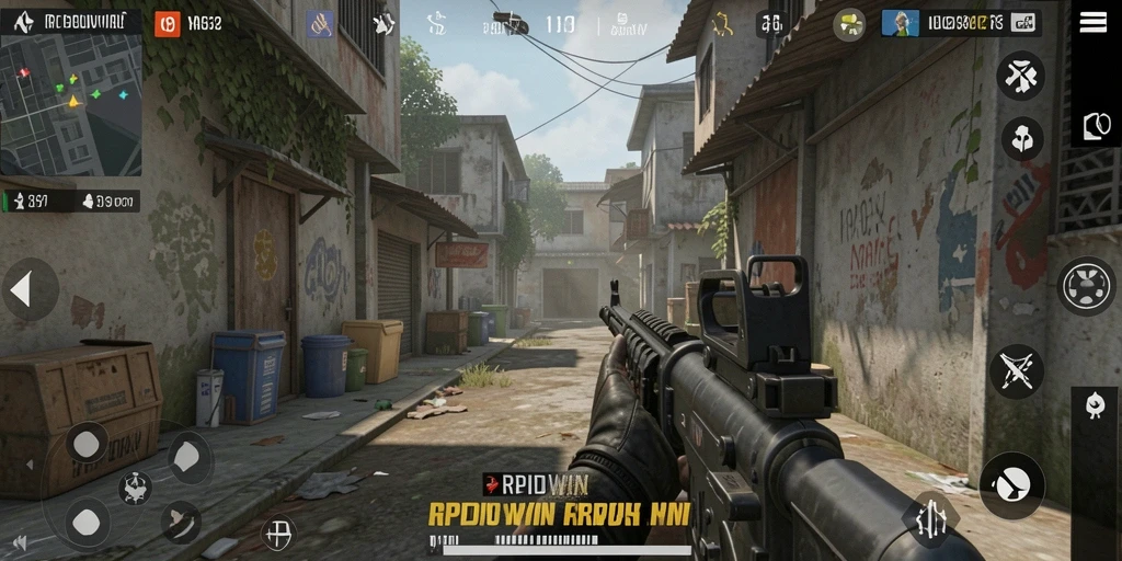 Tampilan gameplay menegangkan dan grafis menawan di RPIDWIN.