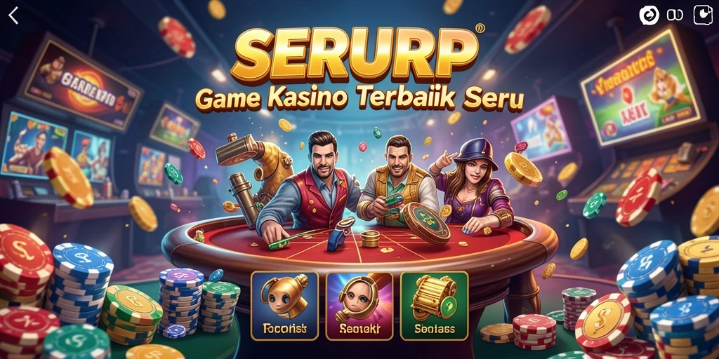 Tampilan gameplay SERURP yang mengasyikkan dengan grafis menawan.