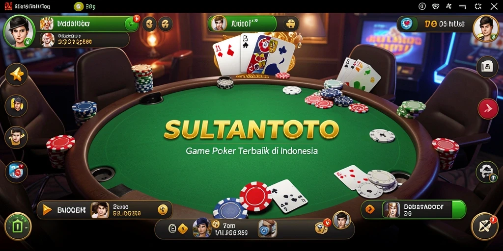Tampilan gameplay SULTANTOTO yang mendebarkan dan interaktif.