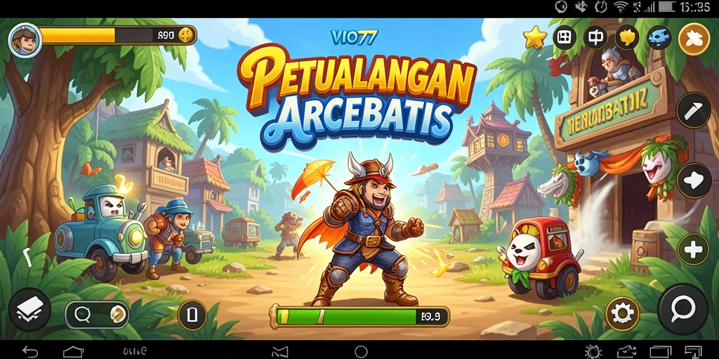 Screenshot VIO77 yang menampilkan tindakan seru dalam gameplay Arcade.