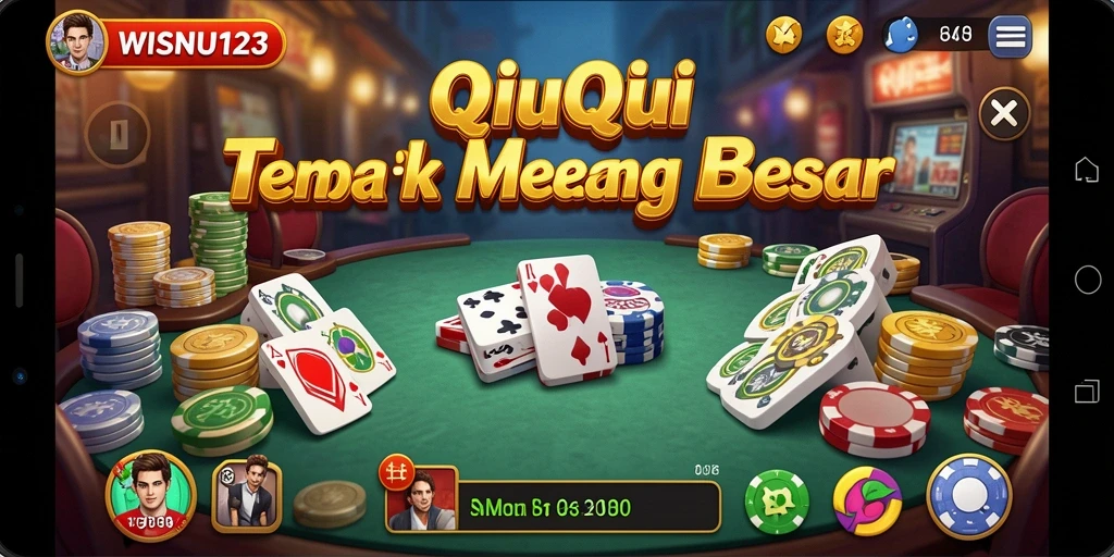 Tangkapan layar gameplay QiuQiu yang menarik dan seru.