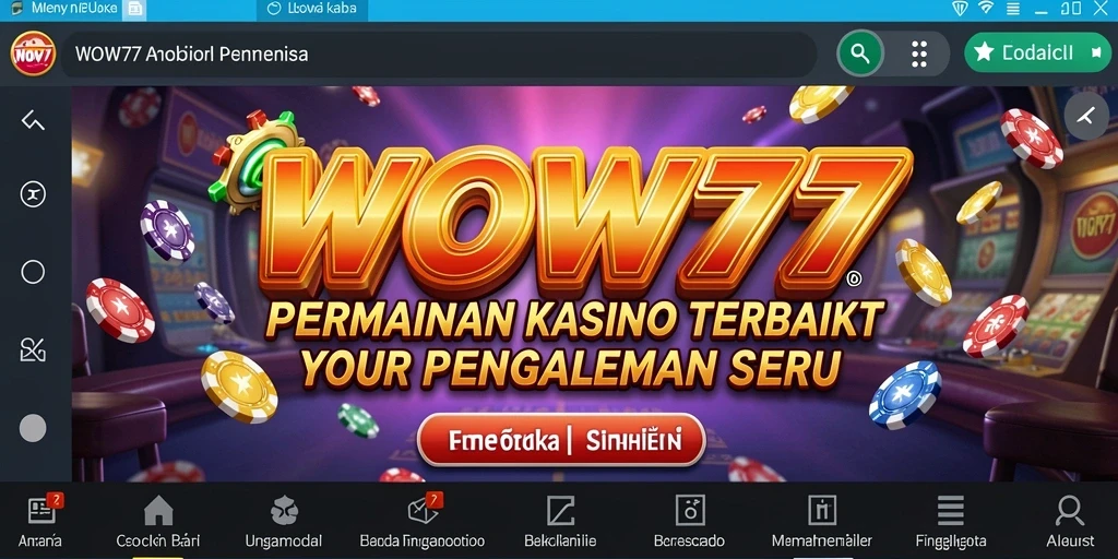 Tampilan gameplay WOW77 yang mengasyikkan dengan grafis memukau.